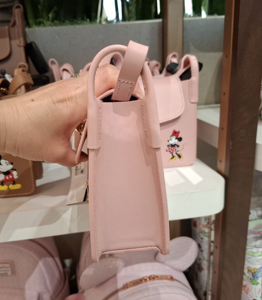 Minnie Pinky Crossbody Bag by Disney Dooney & Bourke (side)