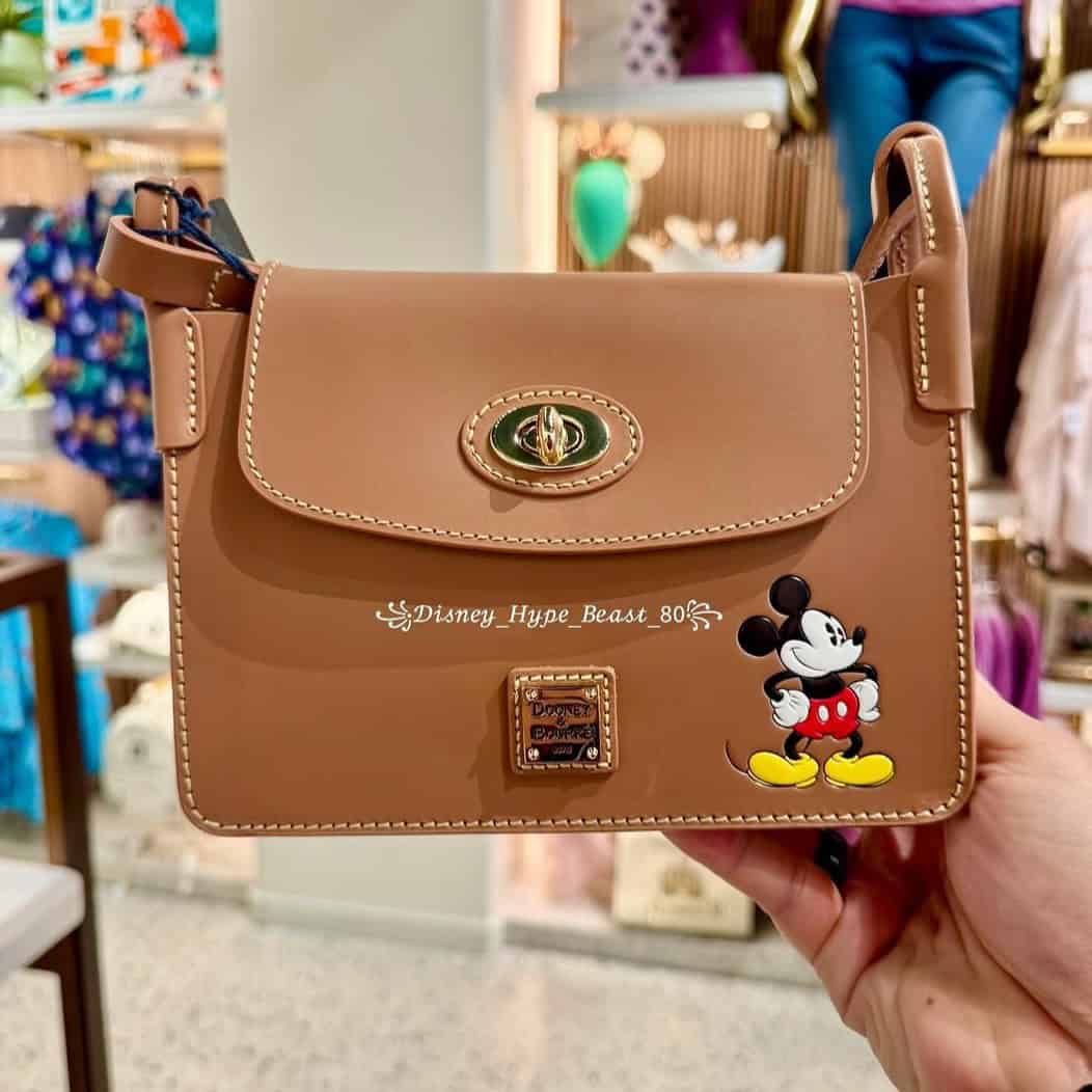 Mickey Brown Pinky Crossbody Bag by Disney Dooney & Bourke
