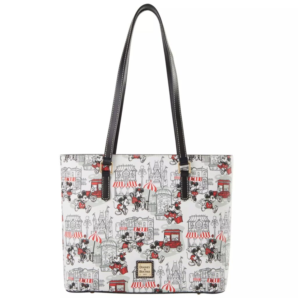 Mickey and Minnie Mouse Main Street Dooney & Bourke Tote Bag – Exclusive