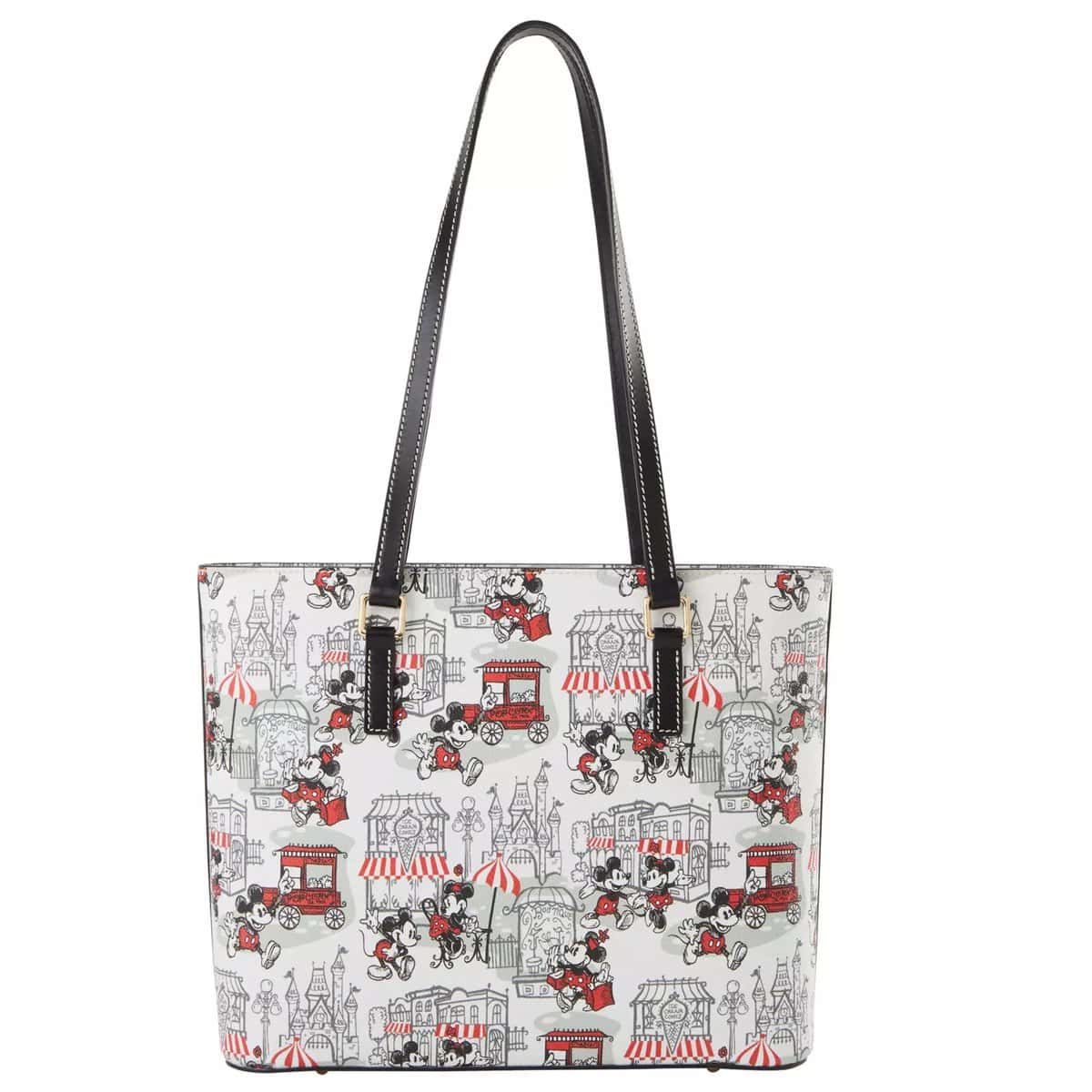 Mickey and Minnie Mouse Main Street Dooney & Bourke Tote Bag – Exclusive (back)