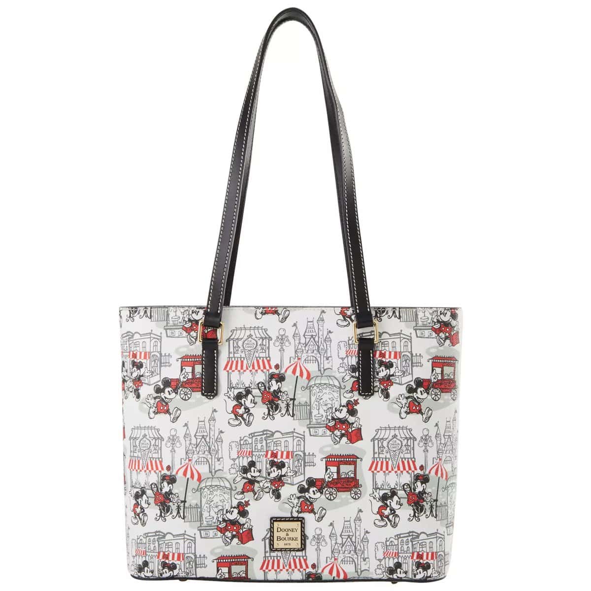 Mickey and Minnie Mouse Main Street Dooney & Bourke Tote Bag – Exclusive