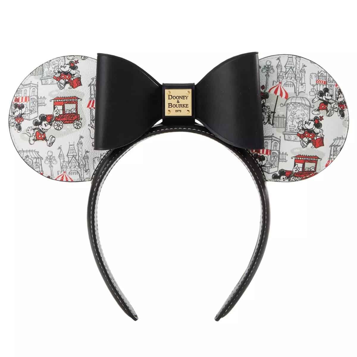 Mickey and Minnie Mouse Main Street Ear Headband by Dooney & Bourke