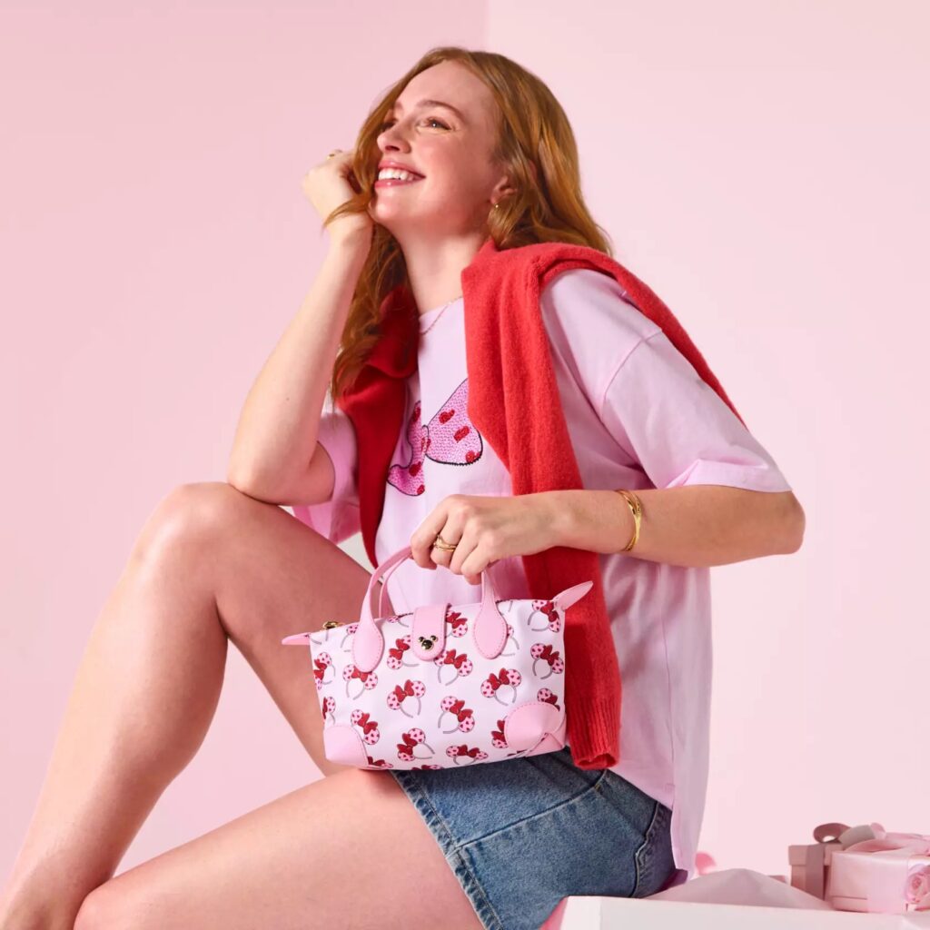 Minnie Mouse Pouchette Crossbody Bag by Stoney Clover Lane with model 