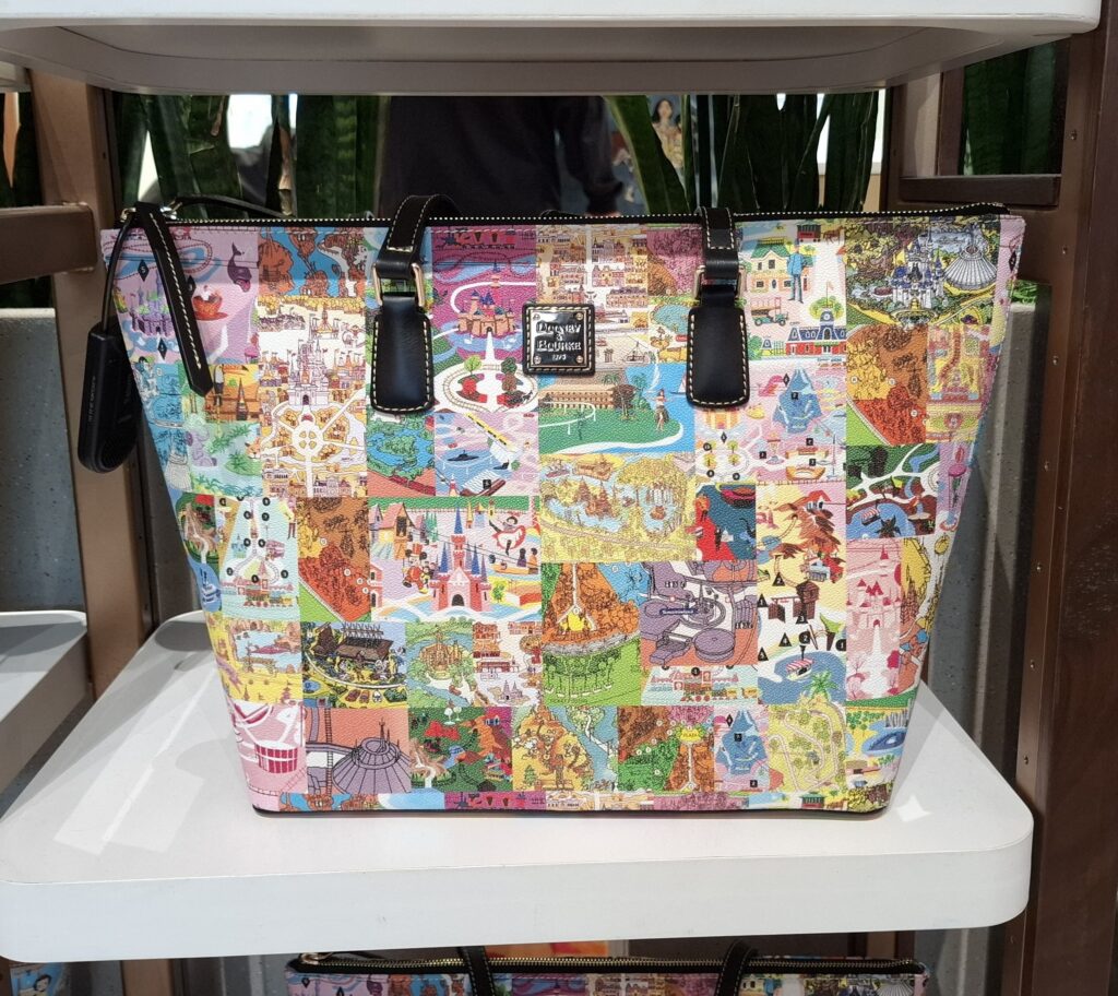 Disney Parks Vintage Maps Tote Bag by Disney Dooney & Bourke