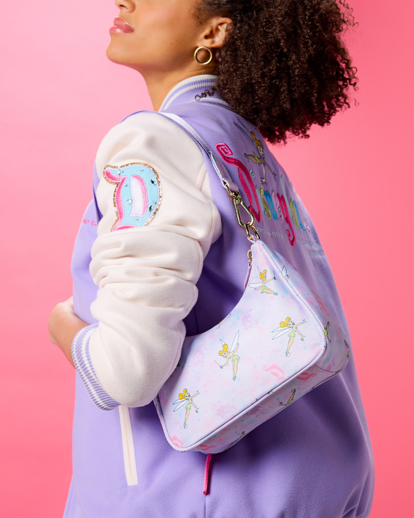Disneyland 70th Anniversary Varsity Jacket and Curved Crossbody Bag by Stoney Clover Lane