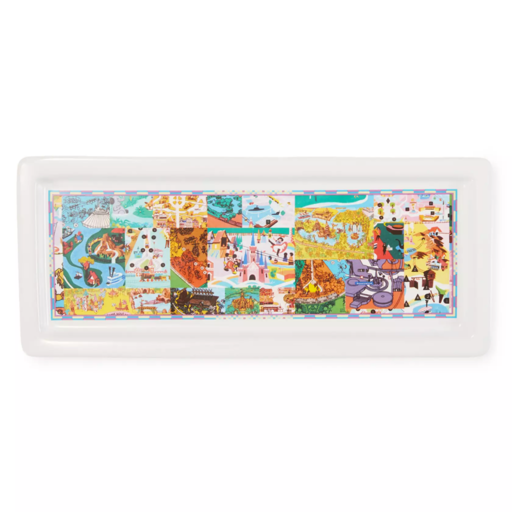 Disney Parks Vintage Maps Serving Tray