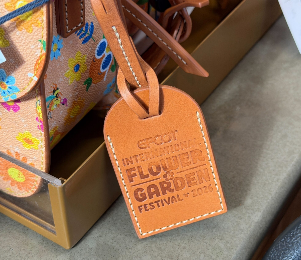 EPCOT International Flower and Garden Festival 2026 Crossbody by Dooney and Bourke (hangtag)