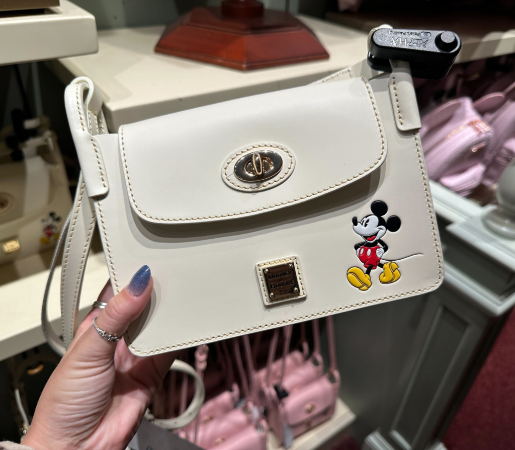 Mickey Mouse White Pinky Leather Crossbody Bag by Disney Dooney & Bourke