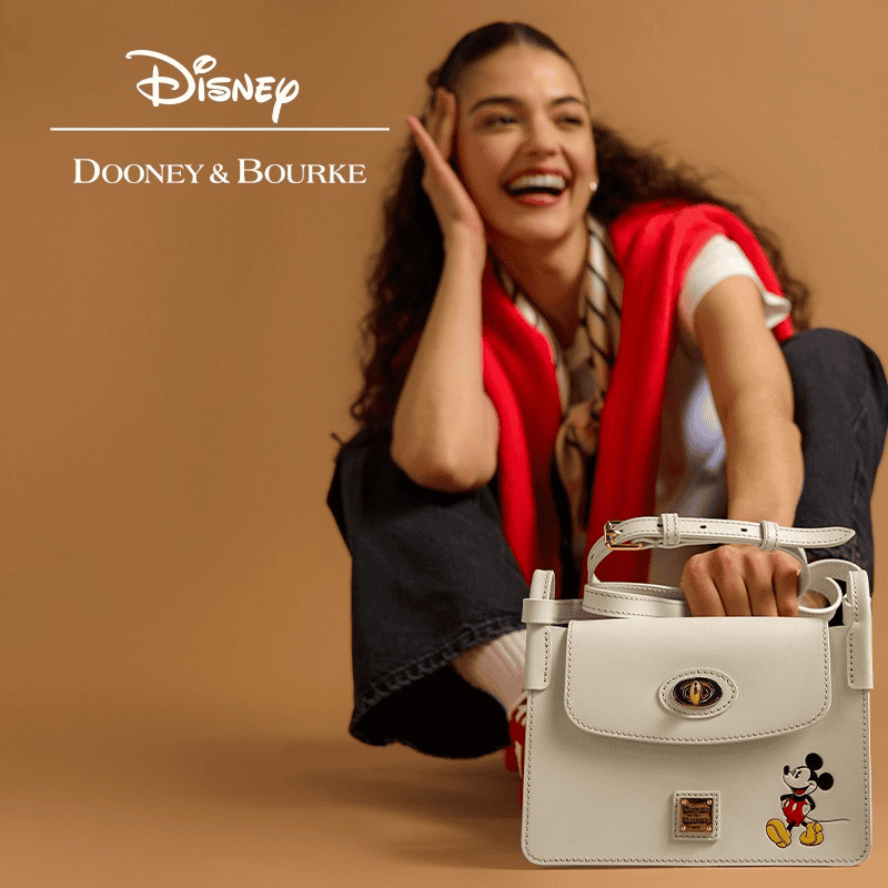 Mickey White Pinky Crossbody Bag by Disney Dooney & Bourke