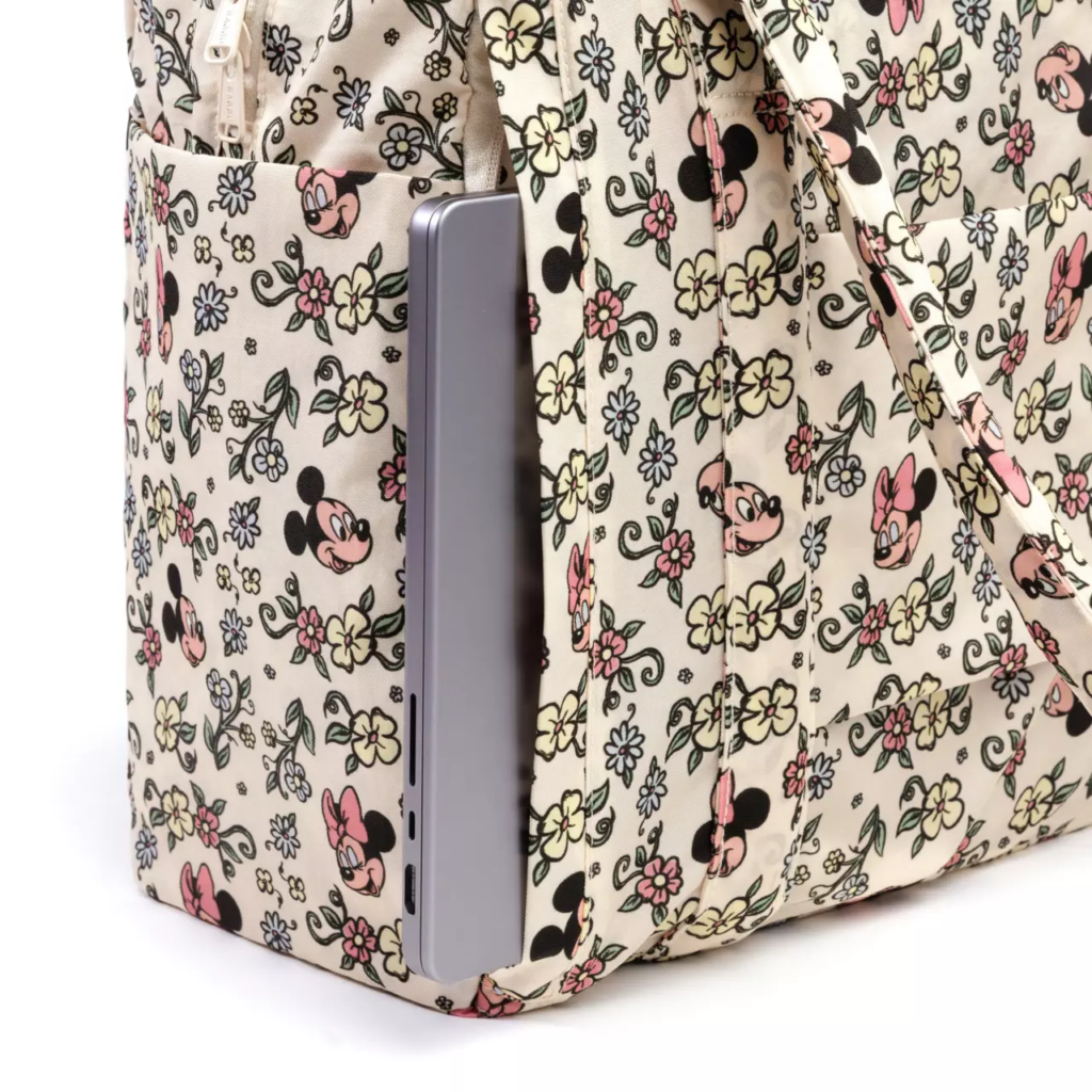 Mickey and Minnie Mouse Floral Carry On Bag by Baggu – Exclusive (laptop pocket) Mickey and Minnie Mouse Floral Carry On Bag by Baggu – Exclusive (laptop pocket)