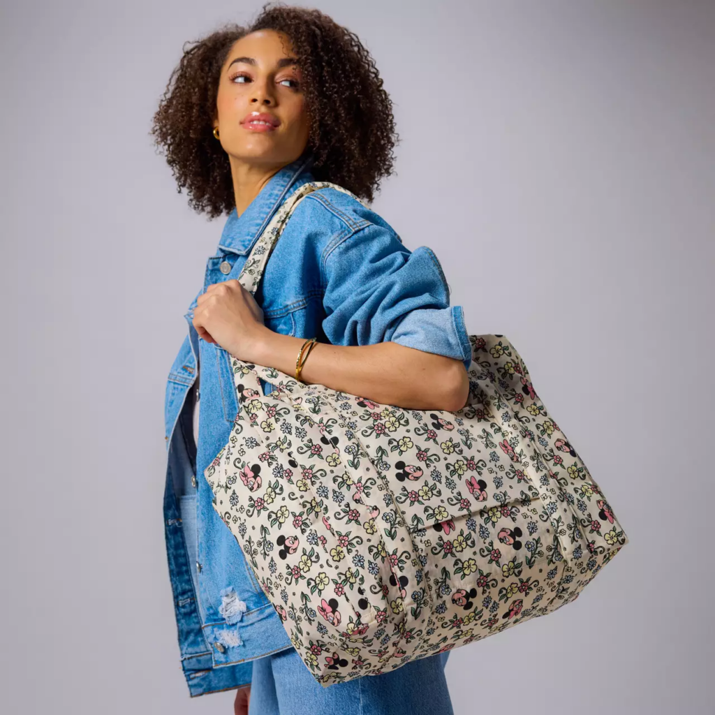 Mickey and Minnie Mouse Floral Carry On Bag by Baggu – Exclusive (model) Mickey and Minnie Mouse Floral Carry On Bag by Baggu – Exclusive (model)
