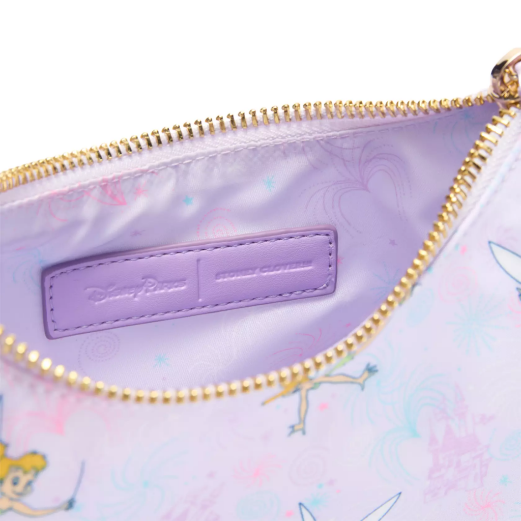 Tinker Bell Crossbody Bag by Stoney Clover Lane – Disneyland 70th Anniversary (interior)