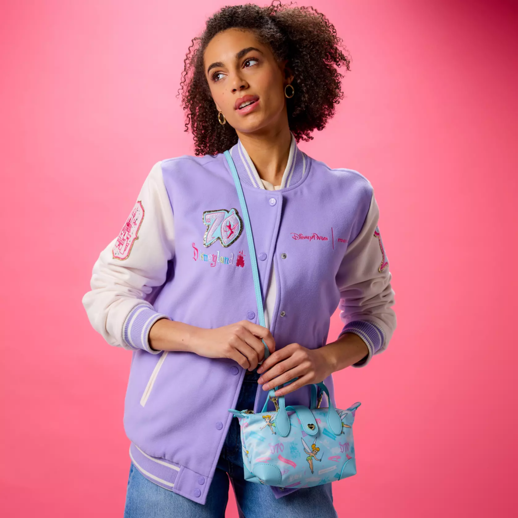 Tinker Bell Mini Pouchette Bag by Stoney Clover Lane – Disneyland 70th Anniversary (model)