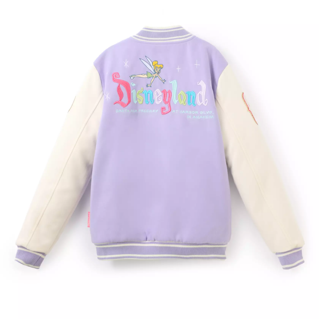 Tinker Bell Varsity Jacket for Adults by Stoney Clove Lane – Disneyland 70th Anniversary (BACK)