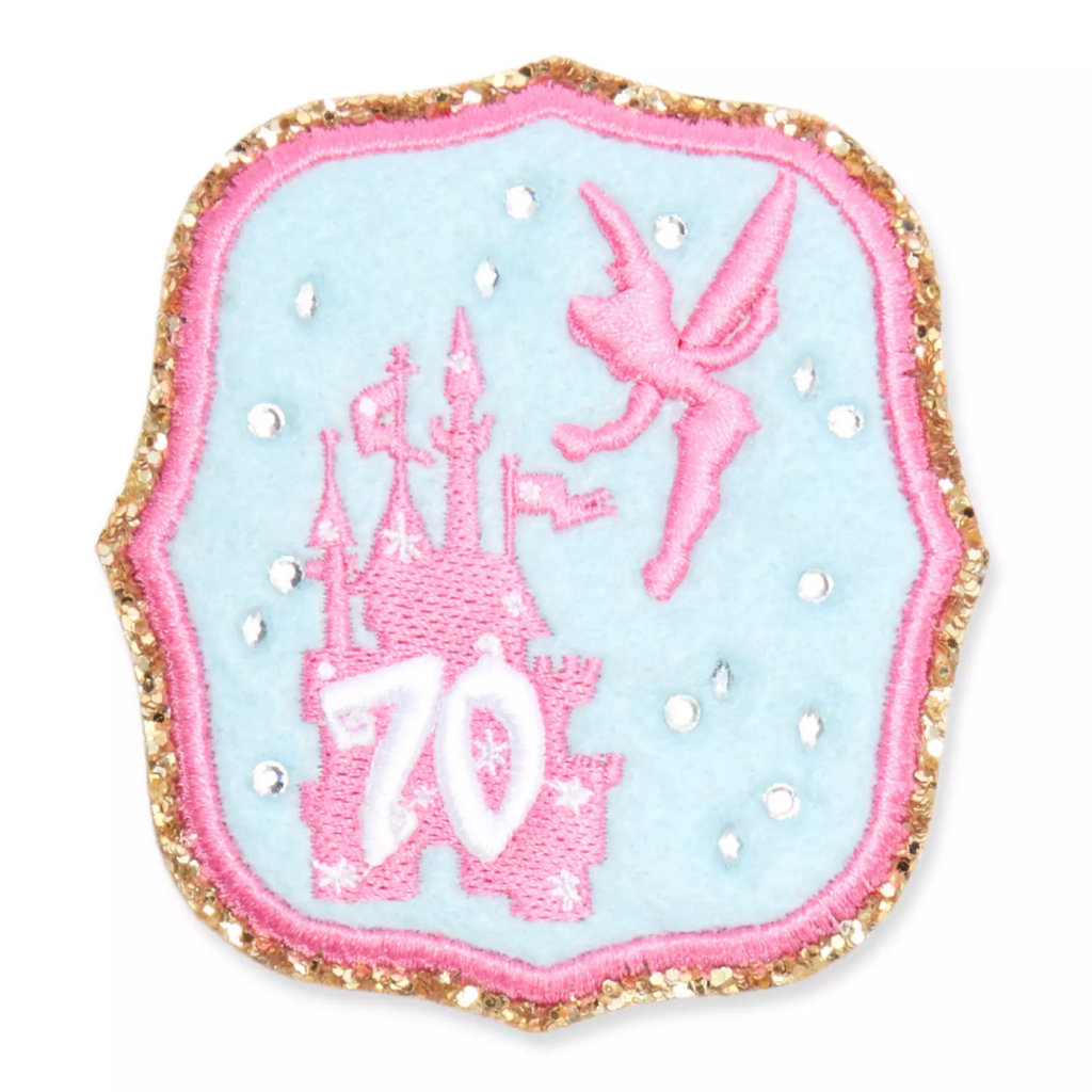 Tinker Bell and Sleeping Beauty Castle Patch by Stoney Clover Lane – Disneyland 70th Anniversary