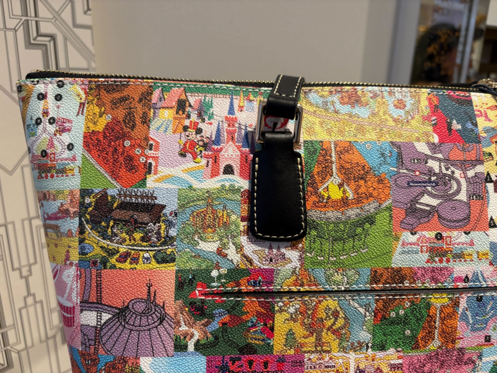 Disney Parks Vintage Maps Tote Bag by Disney Dooney & Bourke (back)