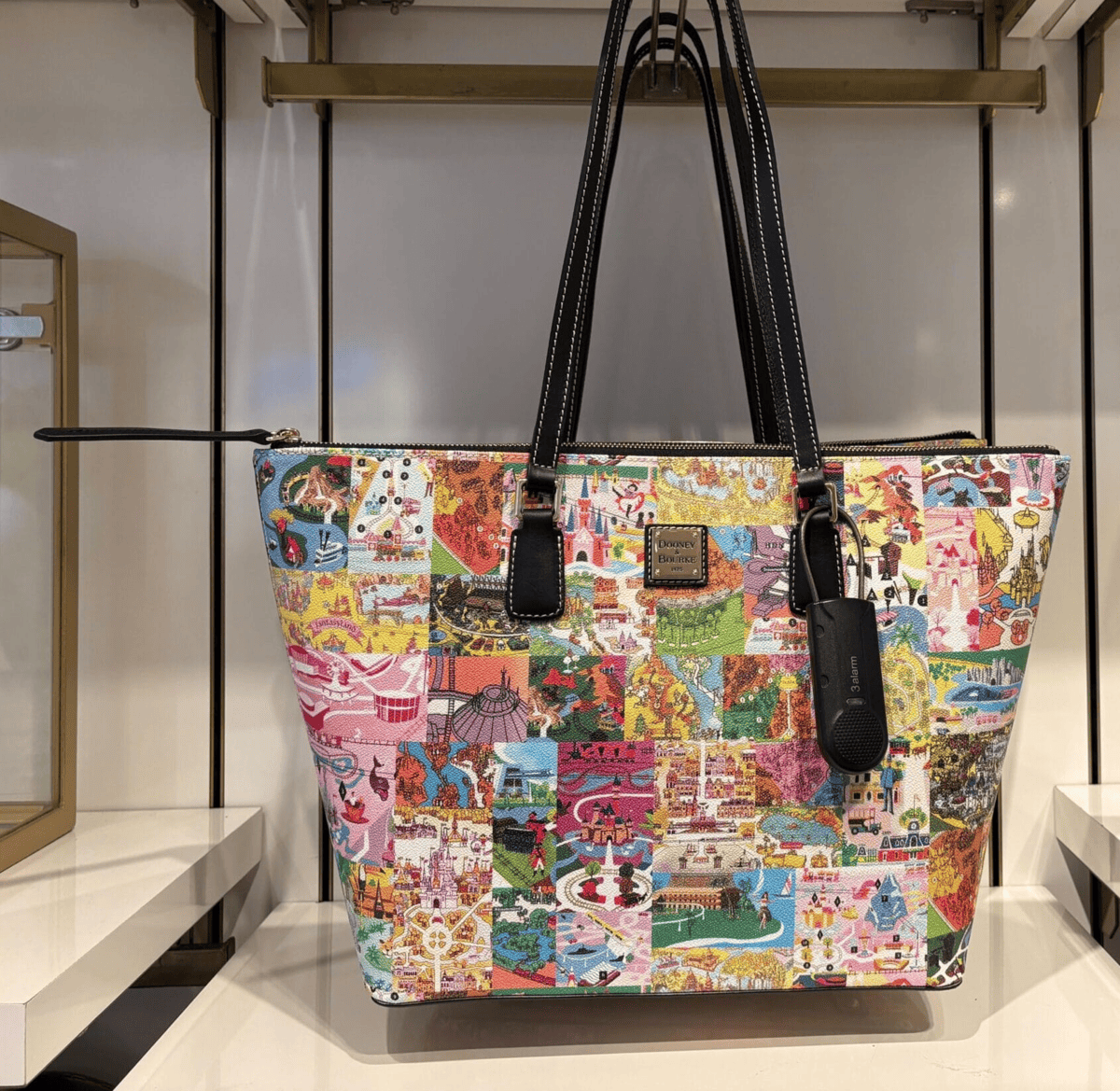 Vintage Maps Tote Bag by Disney Dooney & Bourke