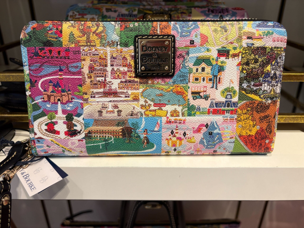 Disney Parks Vintage Maps Wristlet Wallet by Disney Dooney & Bourke