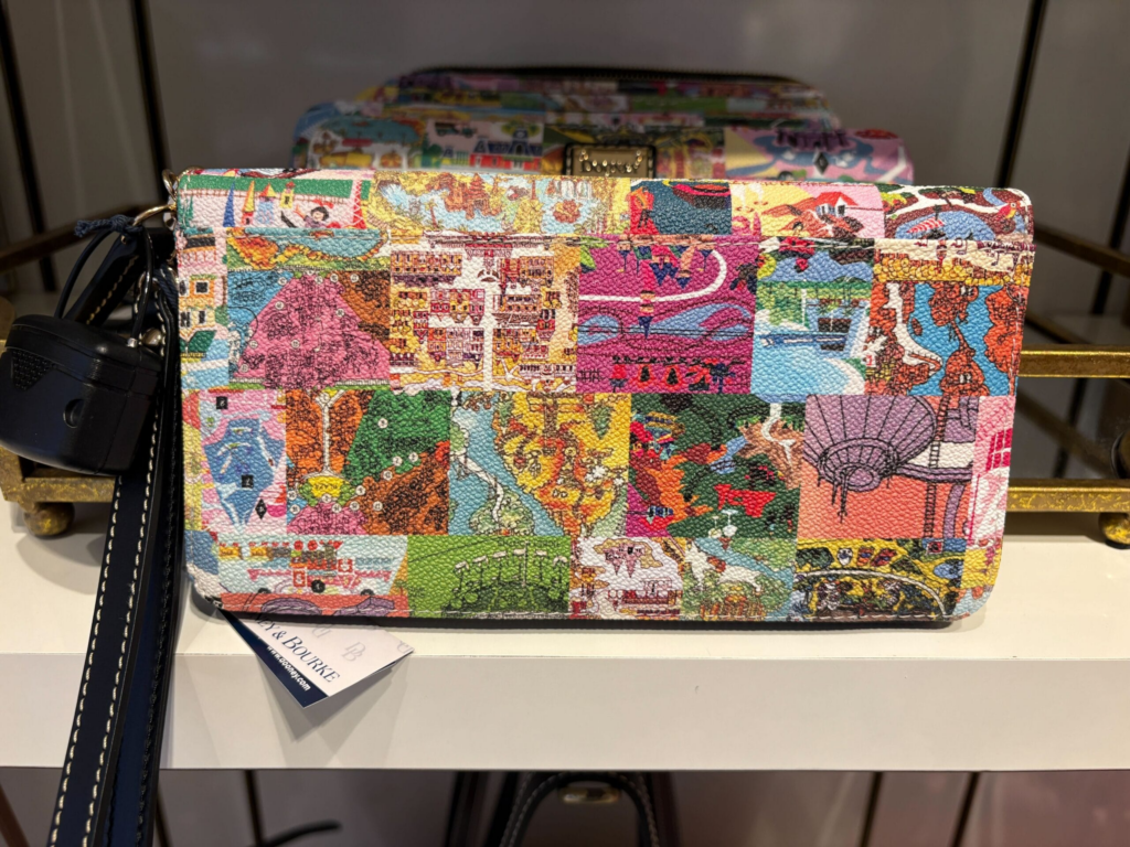 Vintage Maps Wristlet Wallet by Disney Dooney & Bourke (back)