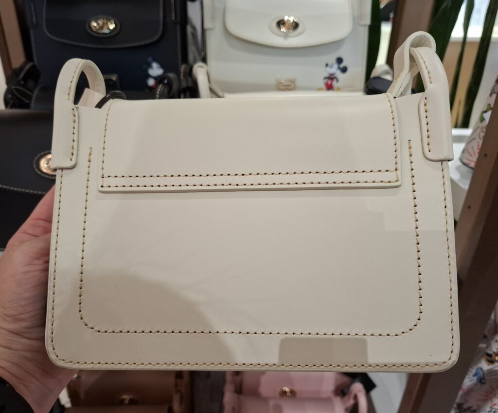 Mickey White Pinky Crossbody Bag by Disney Dooney & Bourke (back) Mickey White Pinky Crossbody Bag by Disney Dooney & Bourke (back)