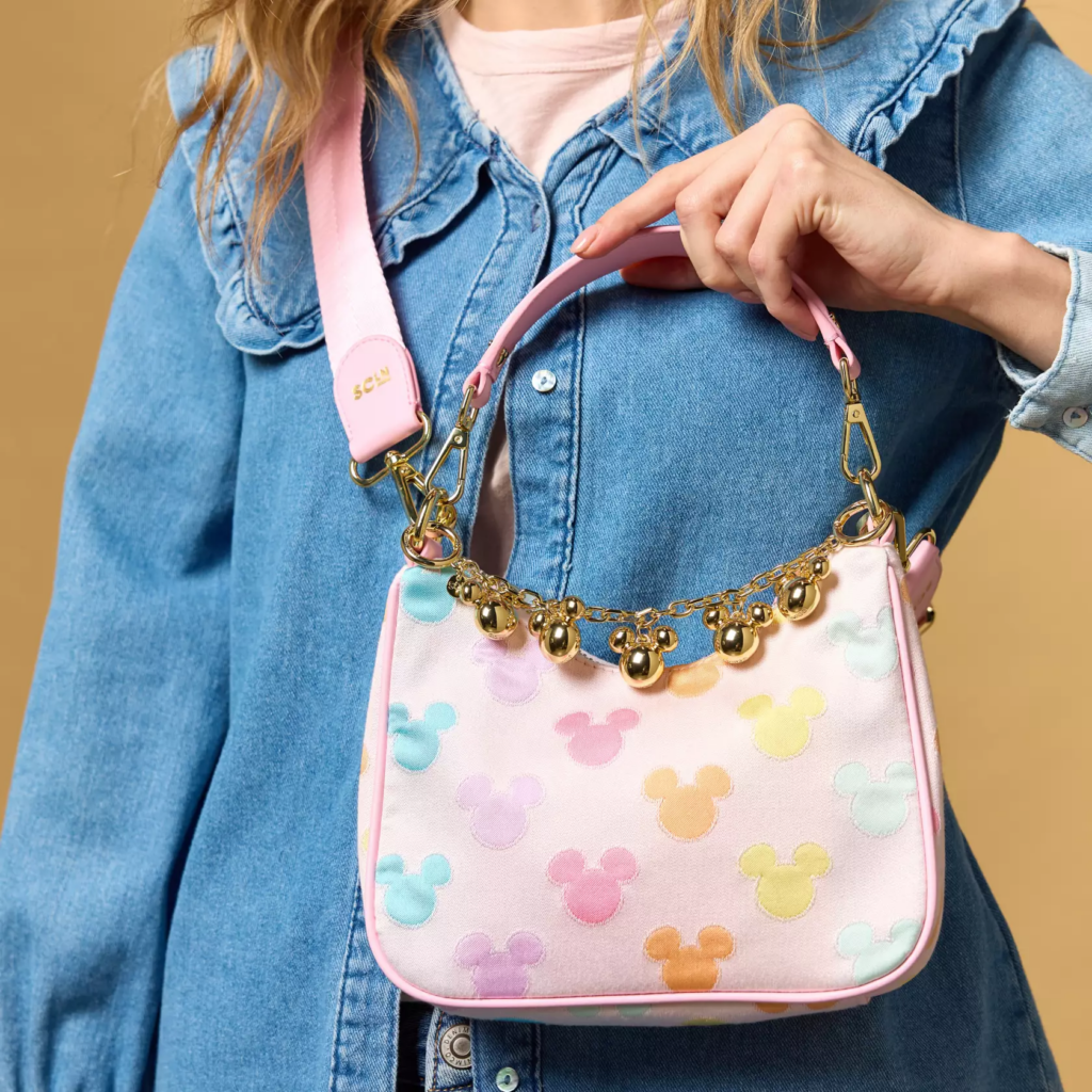 Mickey Mouse Icon Bag Charm Chain by Stoney Clover Lane (on bag)