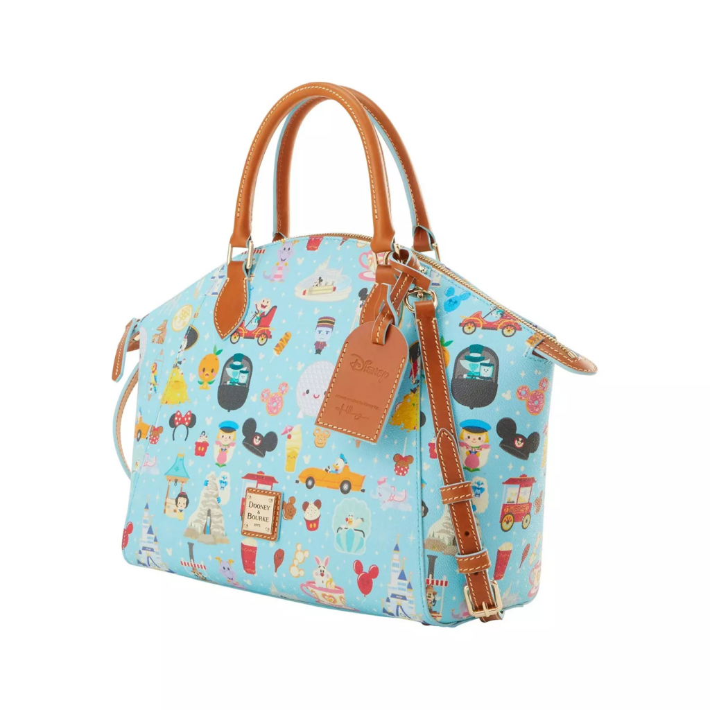 Disney Parks Dooney & Bourke Satchel by Jerrod Maruyama – Exclusive (side)