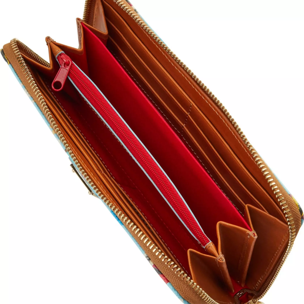 Disney Parks Dooney & Bourke Wristlet Wallet by Jerrod Maruyama (interior)