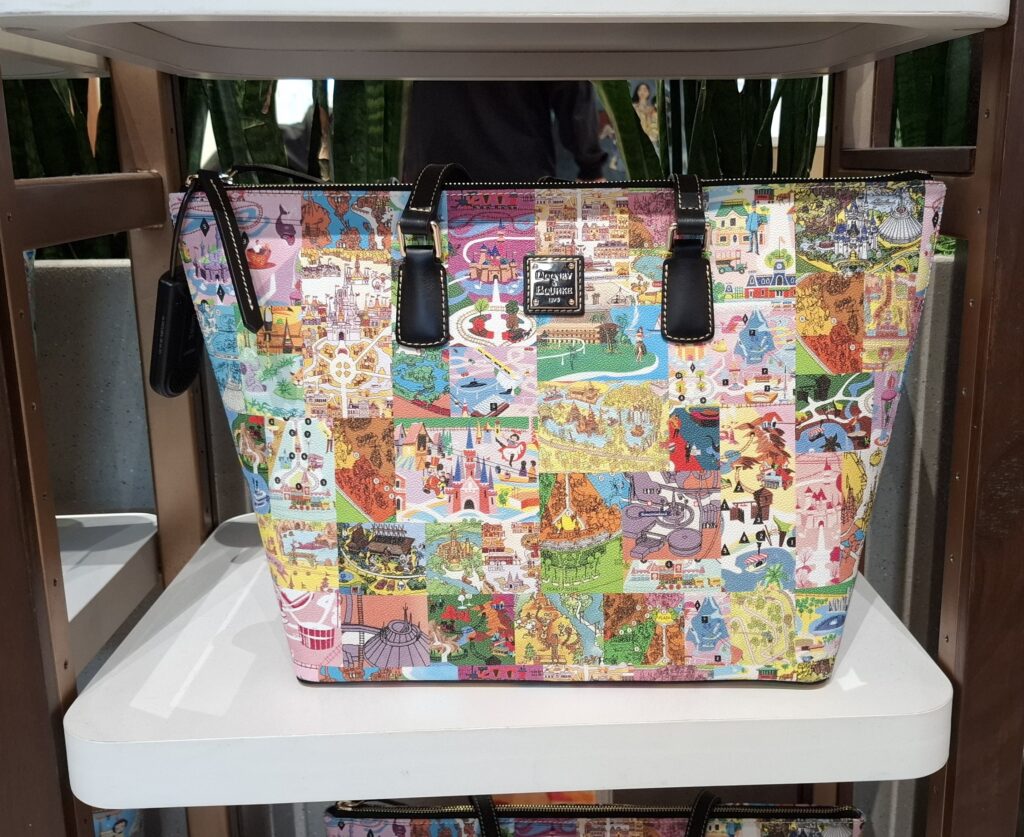 Disney Parks Vintage Maps Tote by Disney Dooney & Bourke at Disneyland Resort