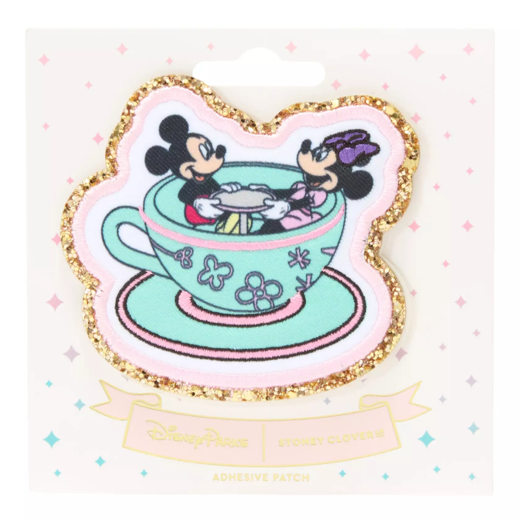 Mickey and Minnie Mouse Mad Tea Party Patch by Stoney Clover Lane (card)