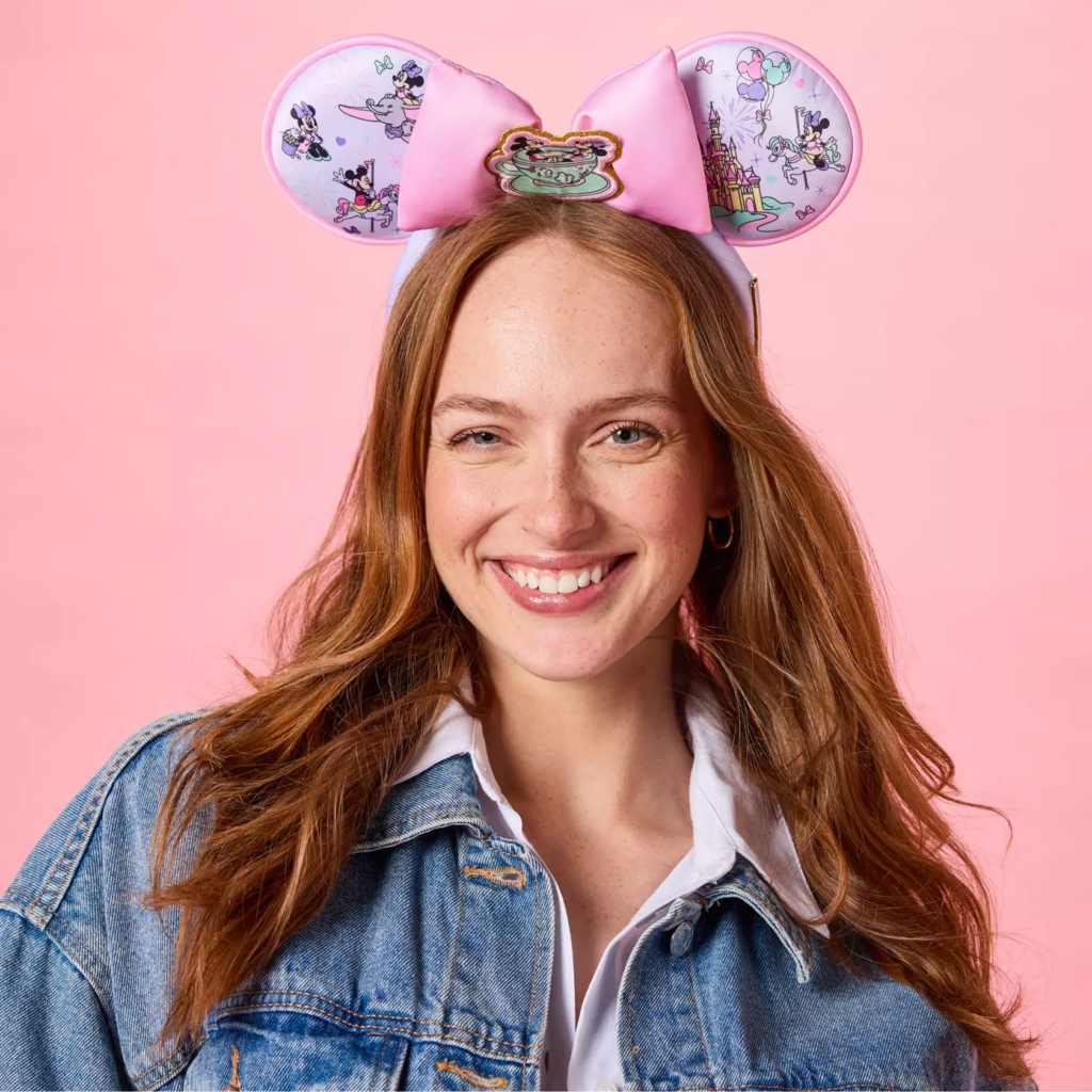 Mickey and Minnie Mouse in the Parks Ear Headband by Stoney Clover Lane (model)