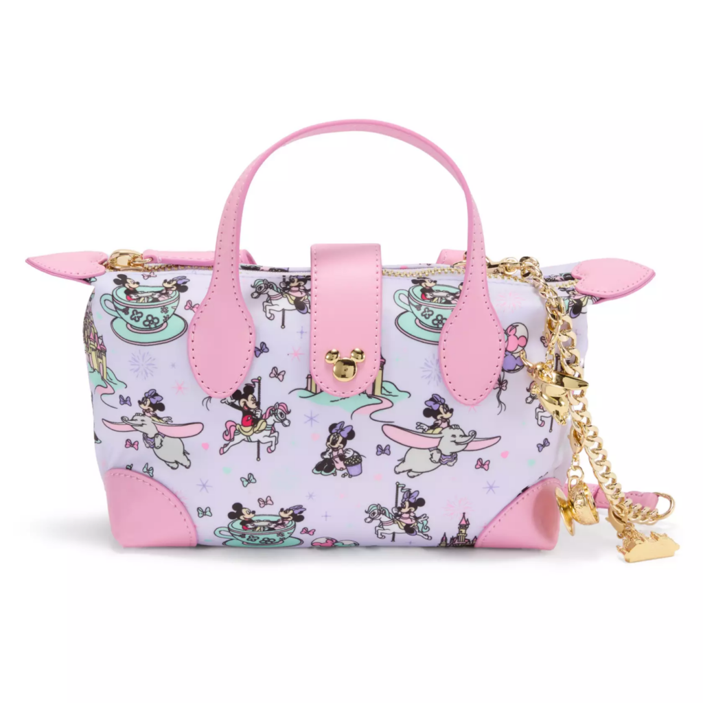 Mickey and Minnie Mouse in the Parks Mini Pouchette Bag by Stoney Clover Lane