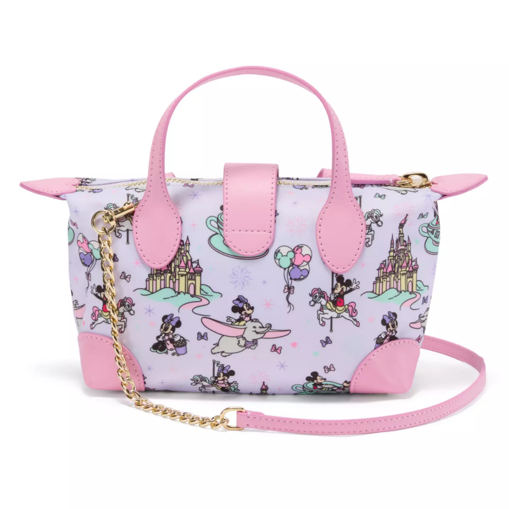 Mickey and Minnie Mouse in the Parks Mini Pouchette Bag by Stoney Clover Lane (back)