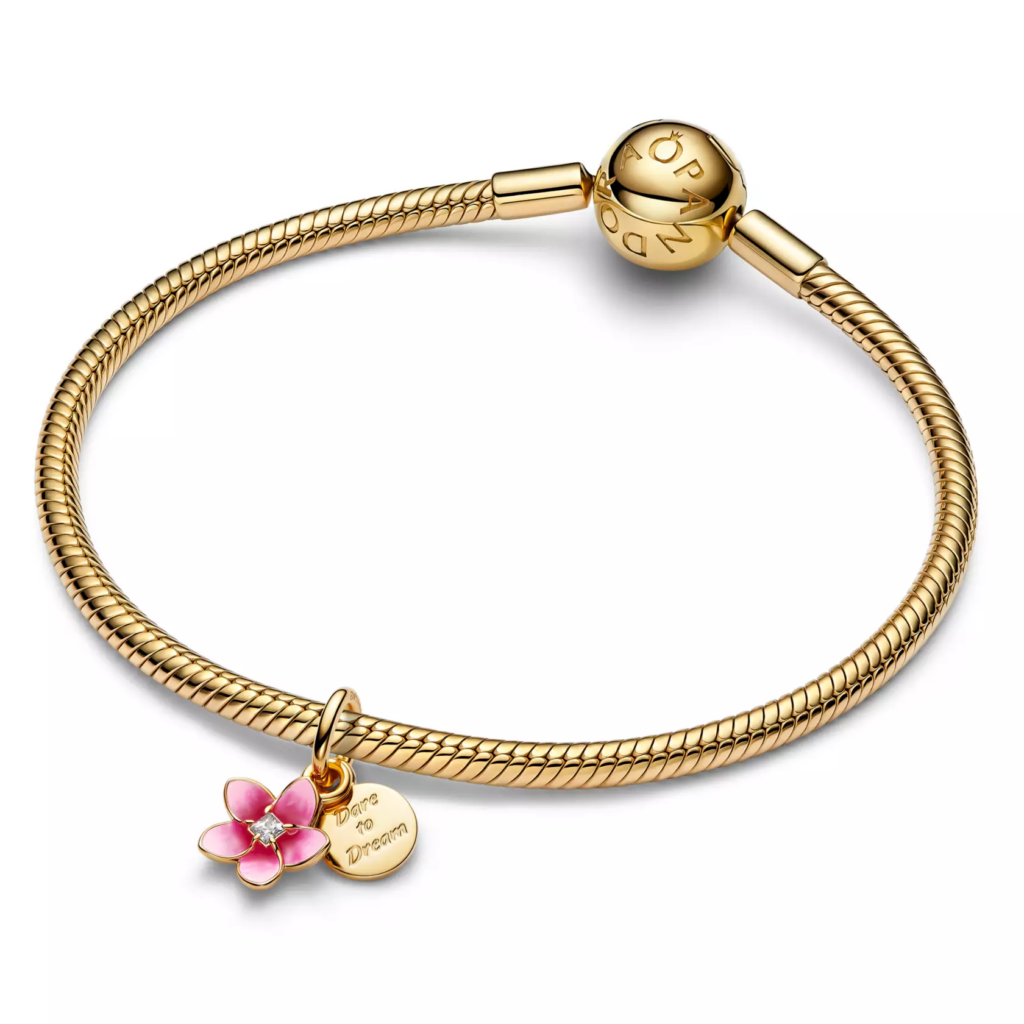 Moana Plumeria Charm by Pandora (on bracelet) Moana Plumeria Charm by Pandora (on bracelet)