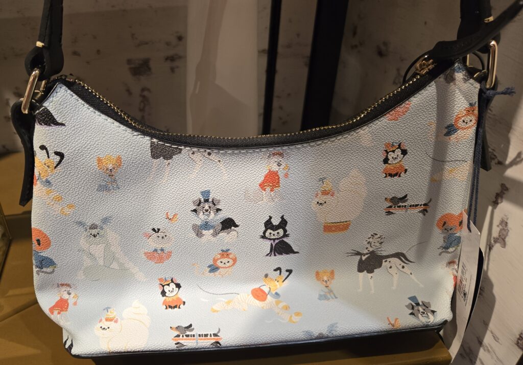 Halloween Cats and Dogs Baguette Bag by Disney Dooney & Bourke (back) Halloween Cats and Dogs Baguette Bag by Disney Dooney & Bourke (back)