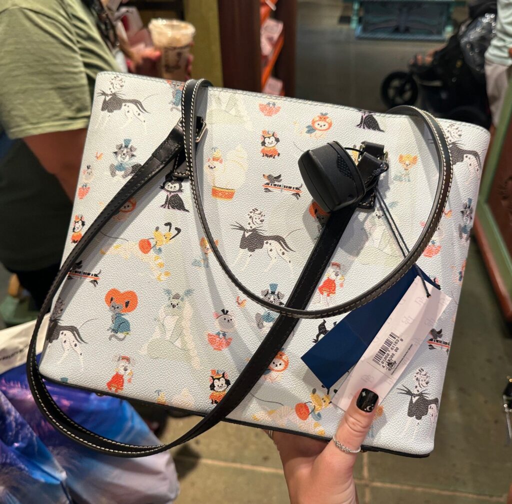 Disney Cats and Dogs Halloween Tote Bag by Disney Dooney and Bourke (back)