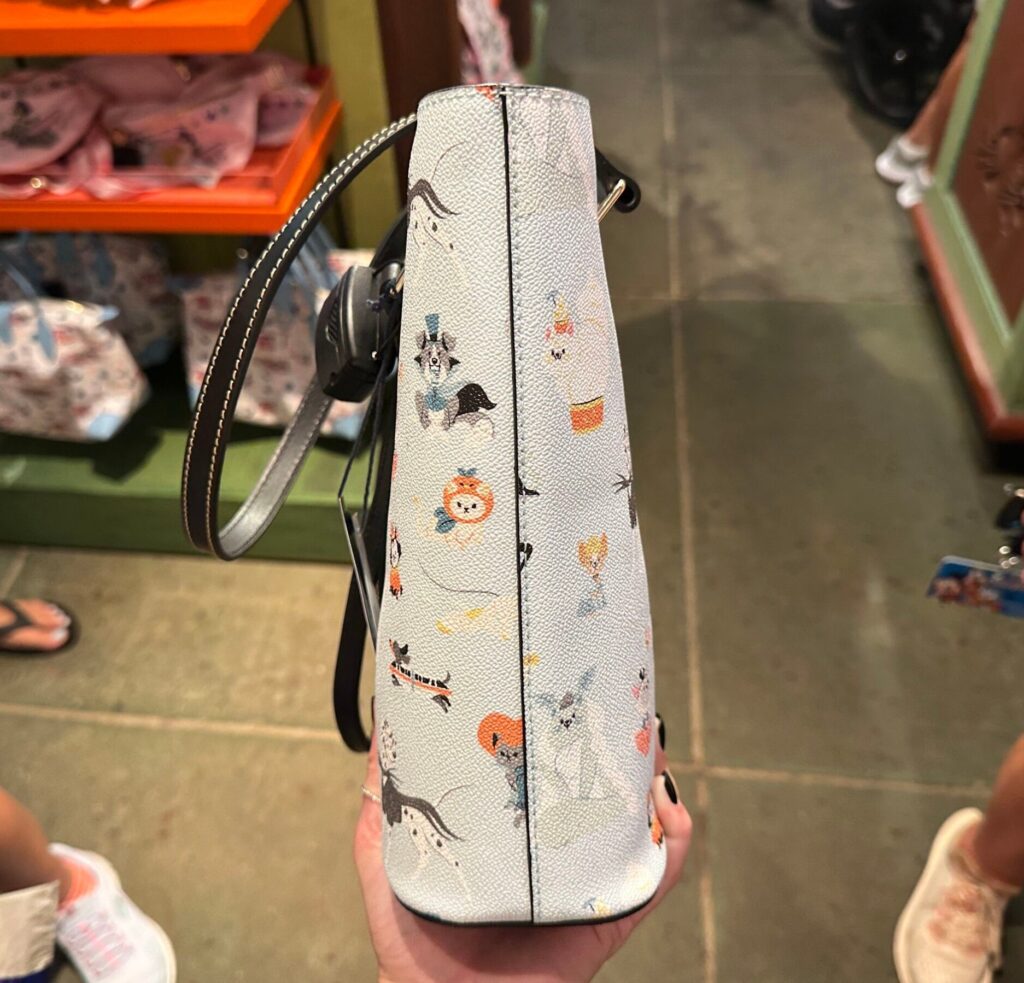 Disney Cats and Dogs Halloween Tote Bag by Disney Dooney and Bourke (side)