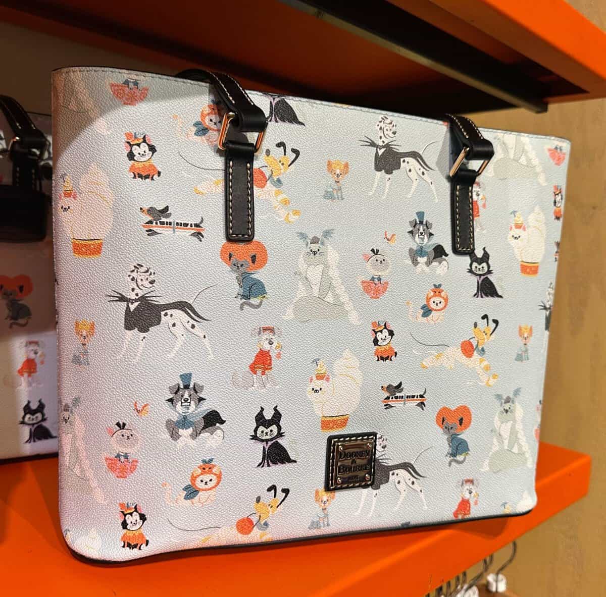Disney Cats and Dogs Halloween Tote Bag by Disney Dooney and Bourke