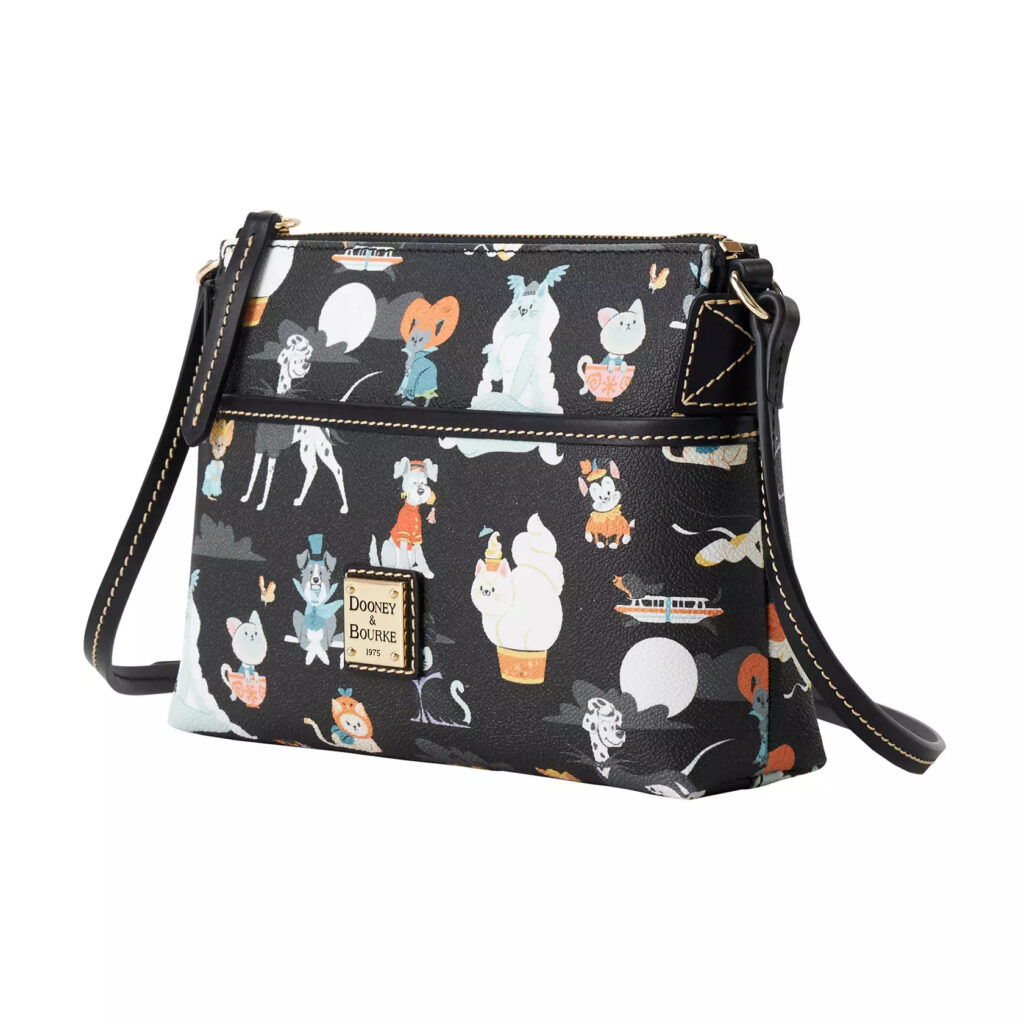 Disney Cats and Dogs Halloween Dooney & Bourke Crossbody Bag (side)