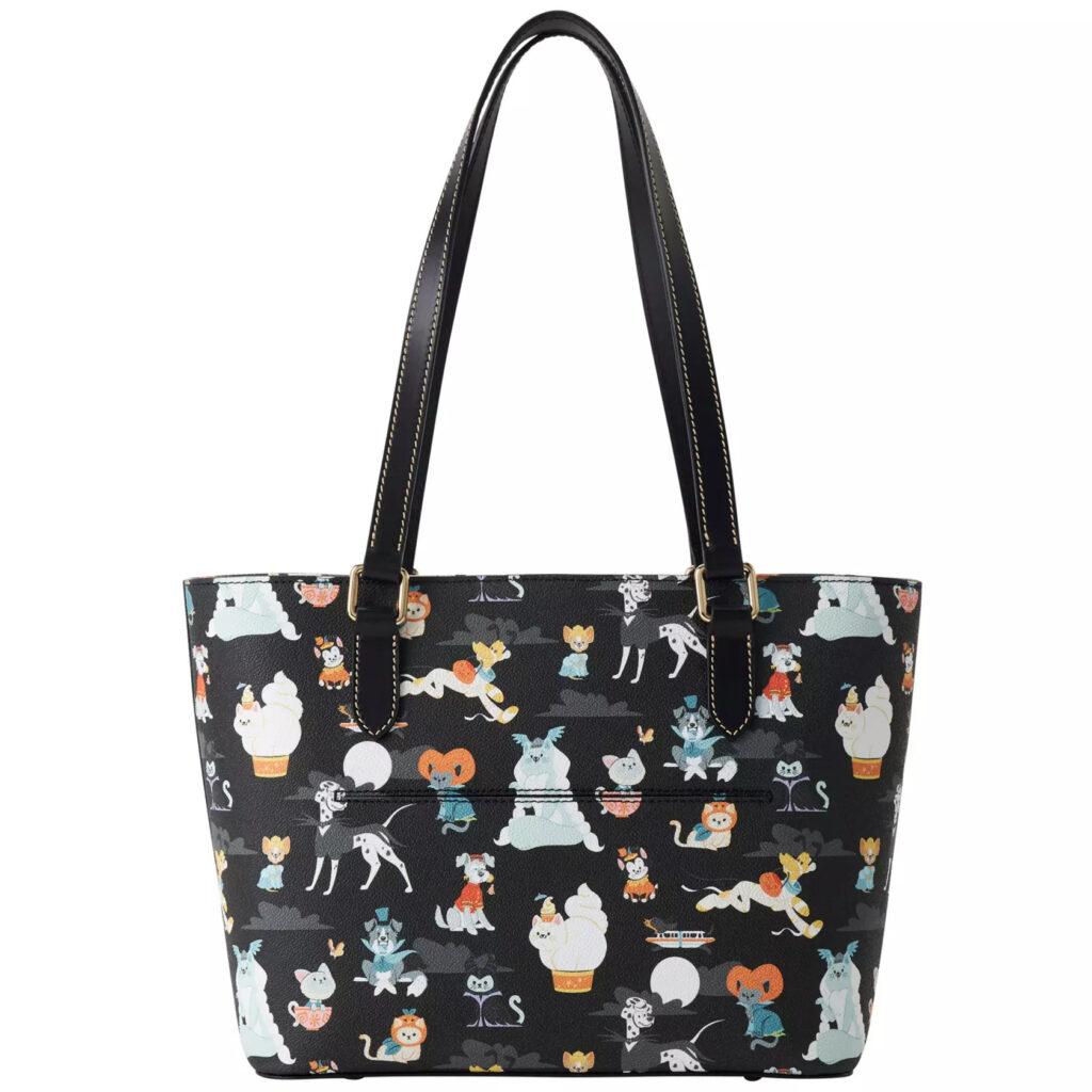 Disney Cats and Dogs Halloween Dooney & Bourke Tote Bag (back)