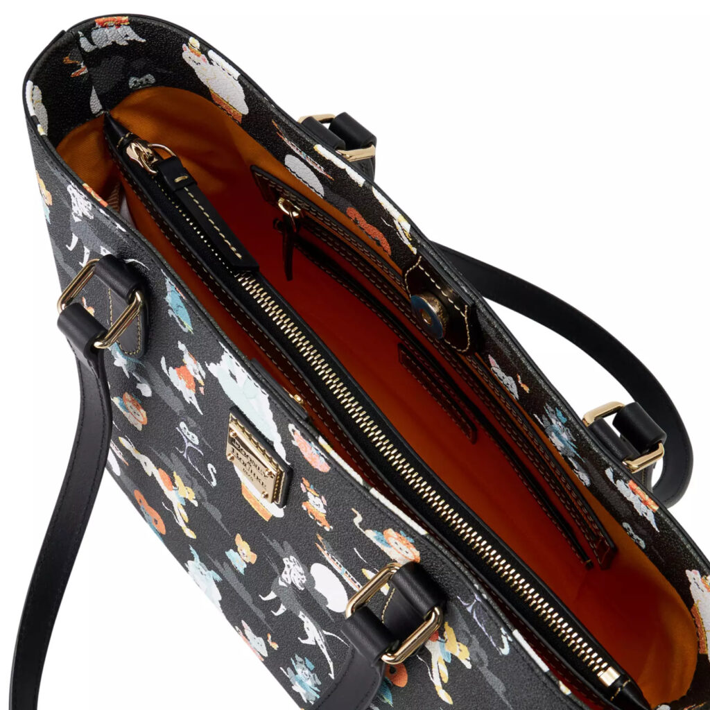 Disney Cats and Dogs Halloween Dooney & Bourke Tote Bag (interior)