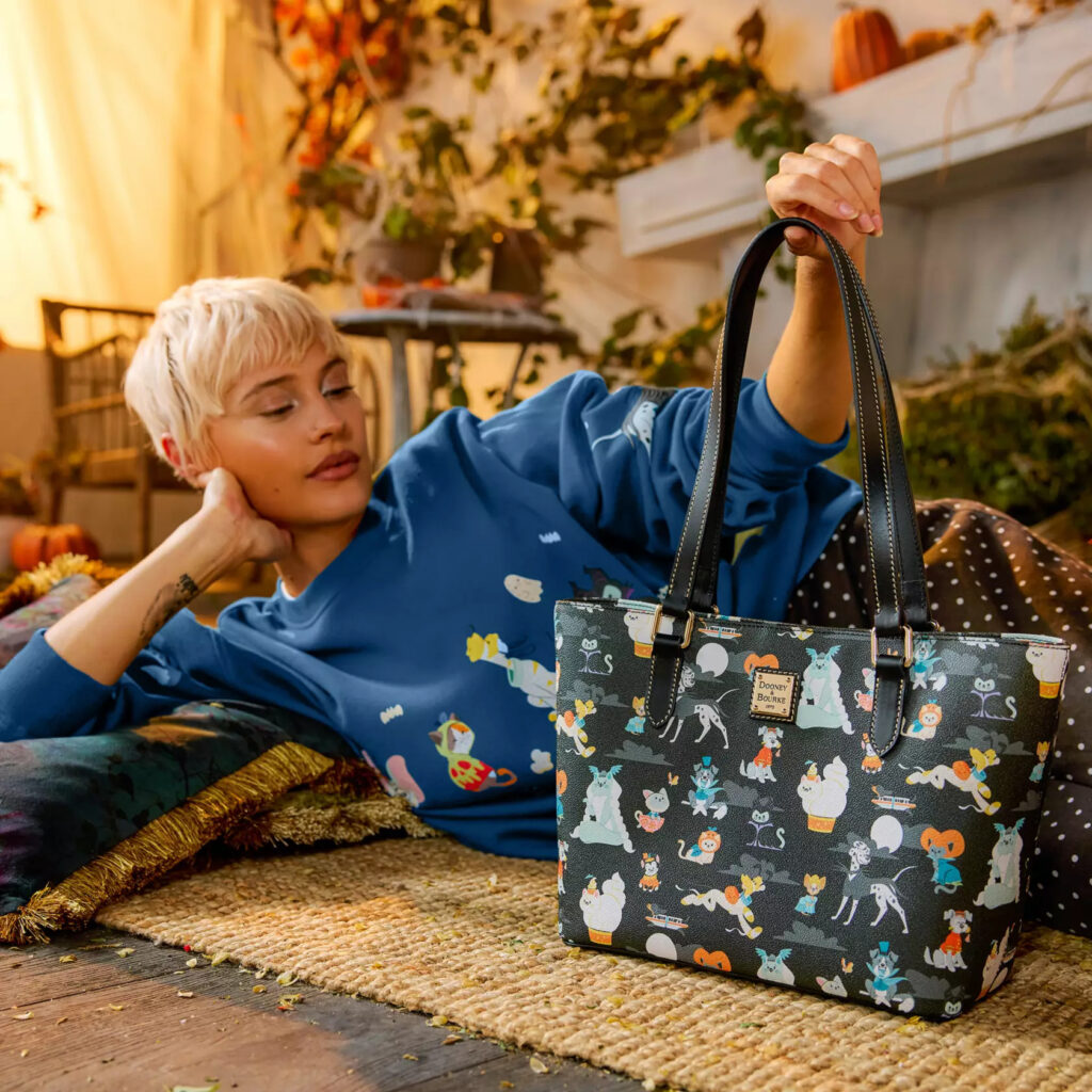 Disney Cats and Dogs Halloween Dooney & Bourke Tote Bag (model)