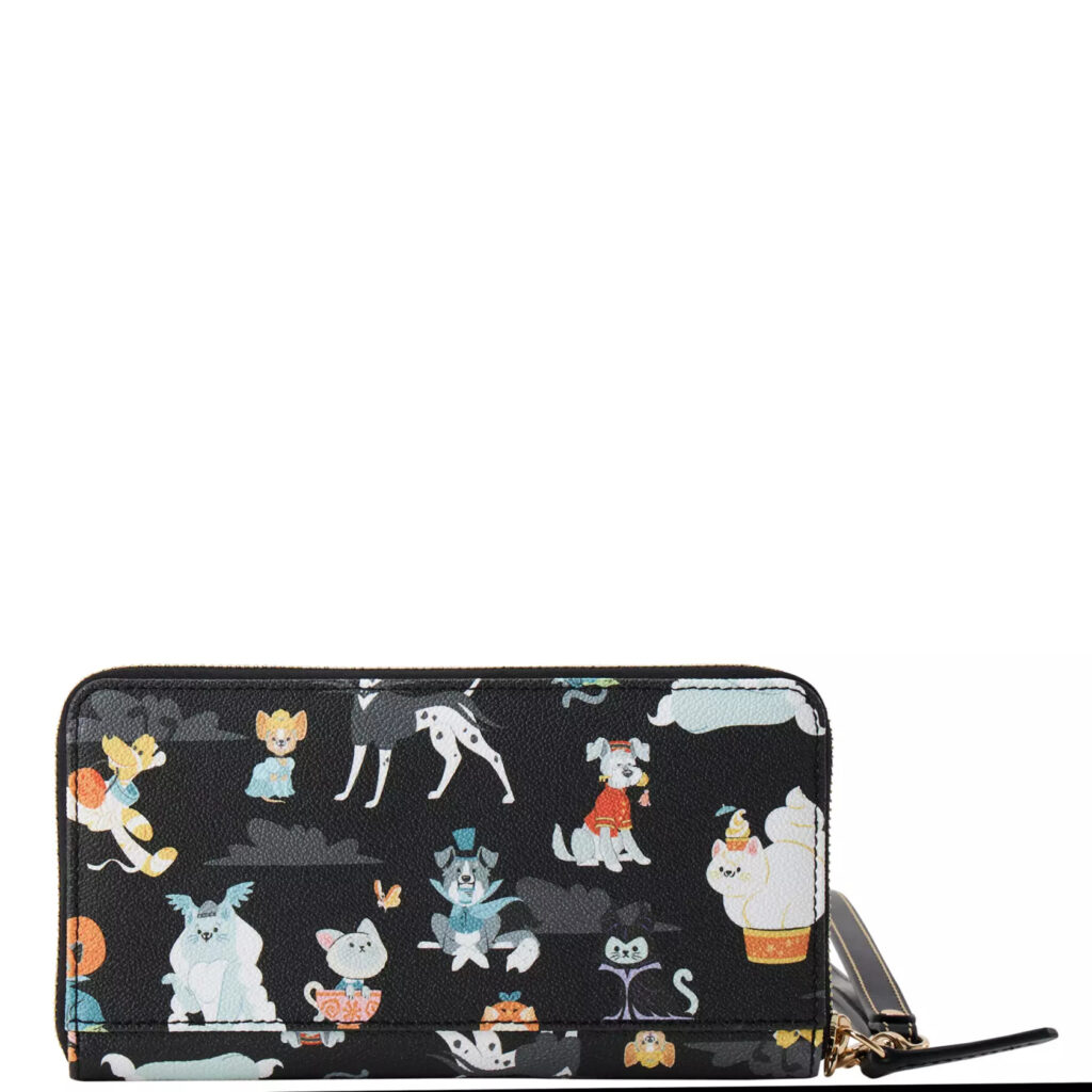 Disney Cats and Dogs Halloween Dooney & Bourke Wristlet Wallet (back)