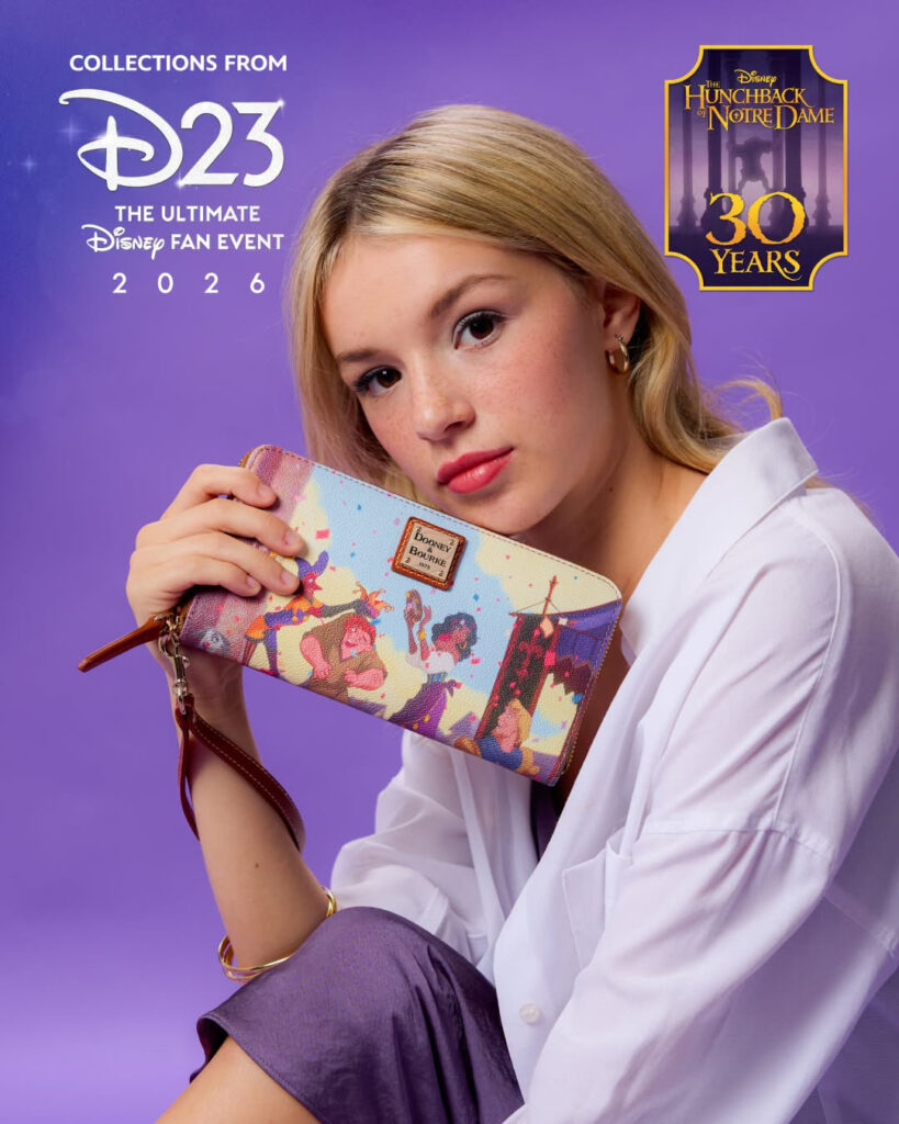 The Hunchback of Notre Dame 30th Anniversary Wristlet Wallet by Disney Dooney and Bourke