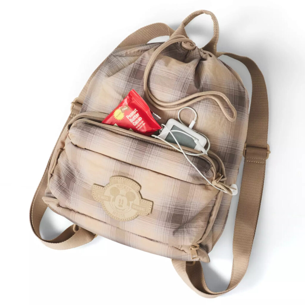 Mickey Mouse Packable Backpack by BÉIS (exterior pocket)