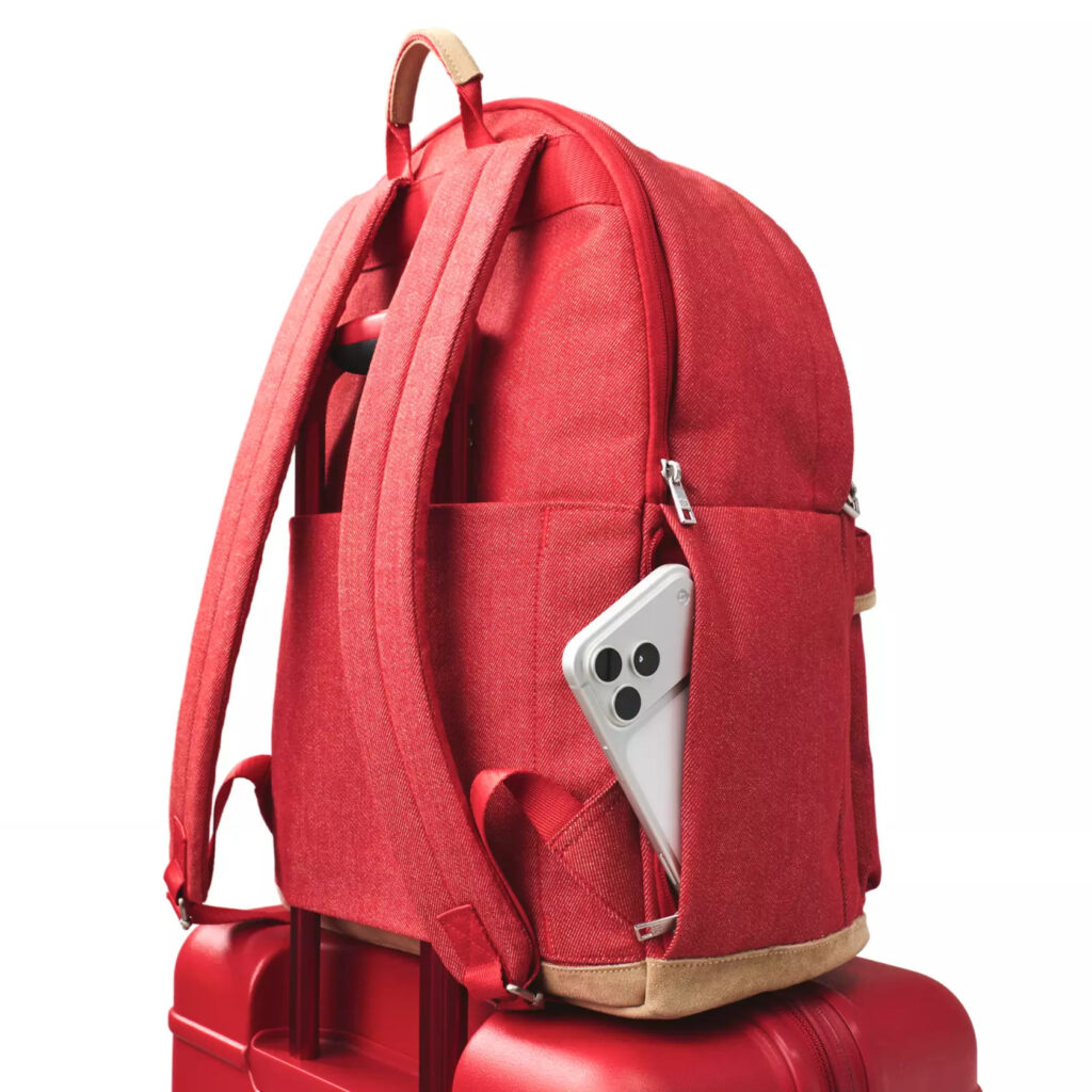 Mickey Mouse Red Backpack by BÉIS (trolley sleeve)