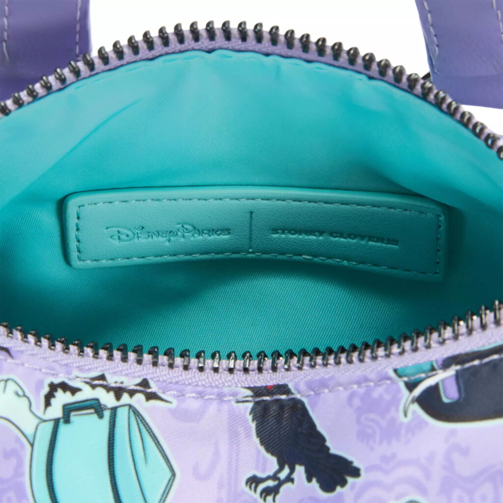The Haunted Mansion Micro Duffle Crossbody Bag by Stoney Clover Lane – Walt Disney World (interior) The Haunted Mansion Micro Duffle Crossbody Bag by Stoney Clover Lane – Walt Disney World (interior)