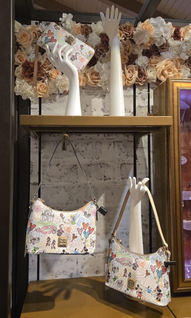 Disney Sketch Wristlet Wallet and Baguette Bag at Disney Parks