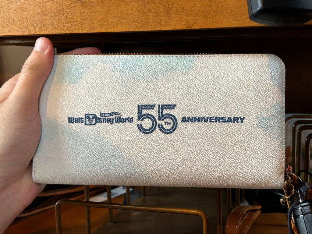 Walt Disney World 55th Anniversary Wristlet Wallet (back) by Disney Dooney & Bourke