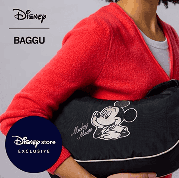 Mickey Mouse Crescent Bag by Baggu