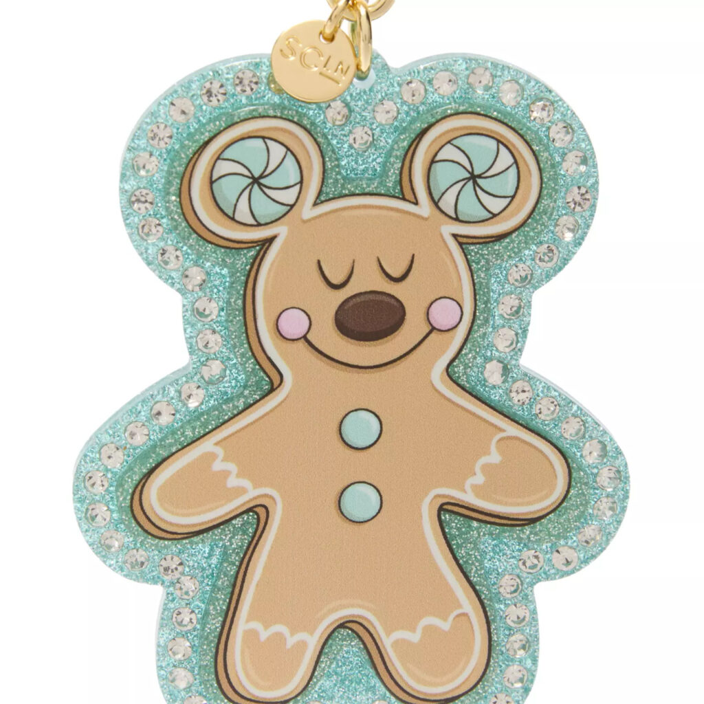 Mickey Mouse Gingerbread Bag Charm by Stoney Clover Lane (close up)